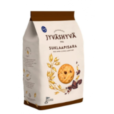 Овсяное печенье Fazer Jyvashyva с шоколадными кусочками 350г