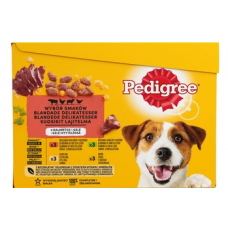Влажный корм в пакетиках для взрослых собак Pedigree 12x100г курица и мясо