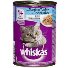 Корм для взрослых кошек Whiskas Tonnikalaa 400г тунец в желе