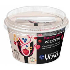 Йогурт Yosa Protein Marjamix Oat Snack 200 г овес клубника, черника, брусника, малина