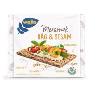 Хлебцы Wasa Mersmak Rag-Sesam 245г рожь и кунжут 