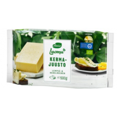 Органический сливочный сыр  Valio Luomu kermajuusto 500г без лактозы