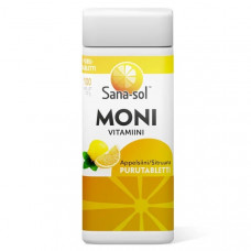  Мультивитаминно-минеральные жевательные таблетки Sana-sol Multivitamin 100таб апельсин/лимон