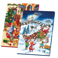Рождественский календарь с молочным шоколадом Only 75 г