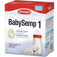 Детская смесь на молочной основе с рождения Semper BabySemp1 500г порошок