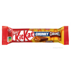 Вафельный батончик Nestle Kit Kat Chunky Caramel 42 г с шоколадным покрытием
