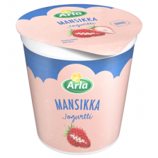 Клубничный йогурт Arla Mansikka jogurtti 200г