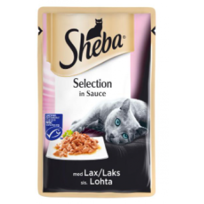 Влажный корм для кошек Sheba Selection 85г лосось