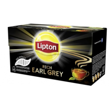 Ароматизированный черный чай с ароматом бергамота Lipton Rich Earl Grey 25шт