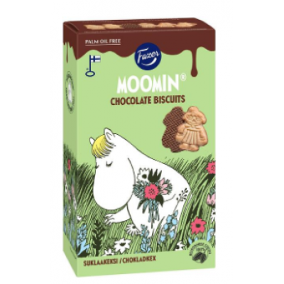 Шоколадное печенье Fazer Moomin 175г