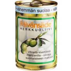 Зеленые оливки без косточек Paivansade Herkkuoliivi 300/130г