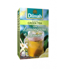 Зеленый чай DILMAH с лемонграссом и лимоном 20 х 1,5 г