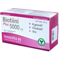 Витамины Fennovita Ravintolisa Biotiini Plus 50г для волос, ногтей и кожи