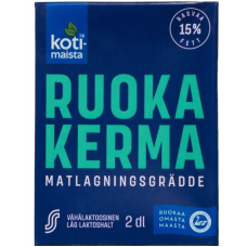 Сливки Kotimaista Ruokakerma 15% 2дл с низким содержанием лактозы
