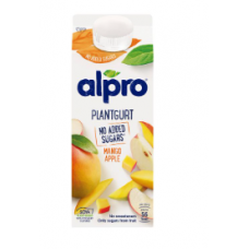 Питьевой йогурт Alpro Plantgurt Hapatettu Soijavalmiste, Mango-Omena 750г манго-яблоко без сахара
