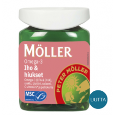 Капсулы MOLLER OMEGA-3 IHO & HIUKSET 60шт для кожи и волос 