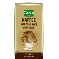 Кофе в зернах по-венски Gina Kaffee Wiener Art 1 кг