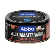 Тунец с сушеными томатами и перцем чили Abba Valuttamatta Valmis Tonnikala 130г