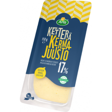 Сыр Arla Kettera Kermajuusto 17% 150г в нарезке  