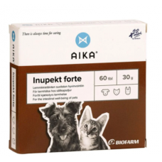 Ветпрепарат для животных для нормальной работы кишечника AIKA INUPEKT FORTE 60шт