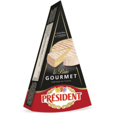 Сыр President Brie Gourmet Juusto 200г с белой плесенью