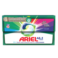 Капсулы для стирки Ariel Color All in 1 Pods 34 шт
