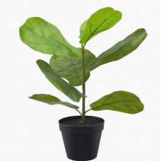 Искусственное растение в горшке банановое дерево 45,7см