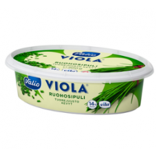 Сыр Валио безлактозный Viola ruohosipuli tuorejuusto kevyt 200г с зелeным луком