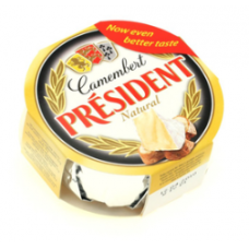 Сыр Камамбер PRESIDENT Camembert juust 120г