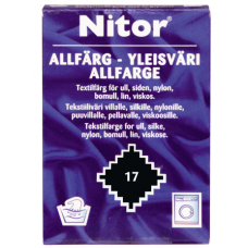 Универсальная краска Nitor yleisvari 17 15г цвет черный