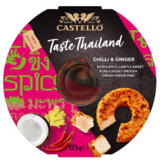 Сыр сливочный Castello Chili & Ginger 125 г чили имбирь