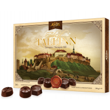 Подарочная коробка шоколадных конфет Силуэт Таллина KALEV 186г