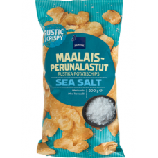 Картофельные чипсы Rainbow Maalaisperunalastu с морской солью 200г