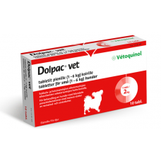 Антигельминтик DOLPAC VET для маленьких (1-6 кг) собак 10шт