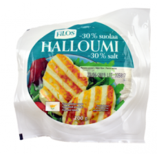 Сыр халлуми Filos Halloumi -30% 200г с пониженным содержанием соли 