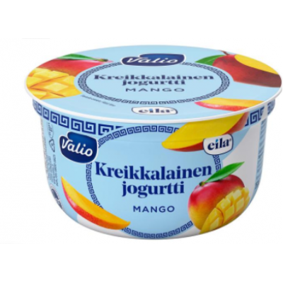 Греческий йогурт Valio Kreikkalainen Jogurtti Mango 150г манго без лактозы