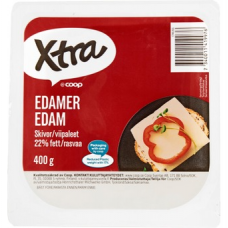 Сыр в нарезке X-tra Edam 22% 400г