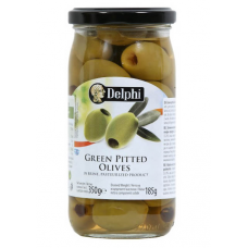 Зеленые оливки без косточек Delphi 360г