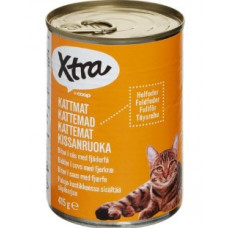 Влажный корм для кошек в соусе с мясом птицы Xtra Kissanruoka Paloja Kastikkeessa 415г